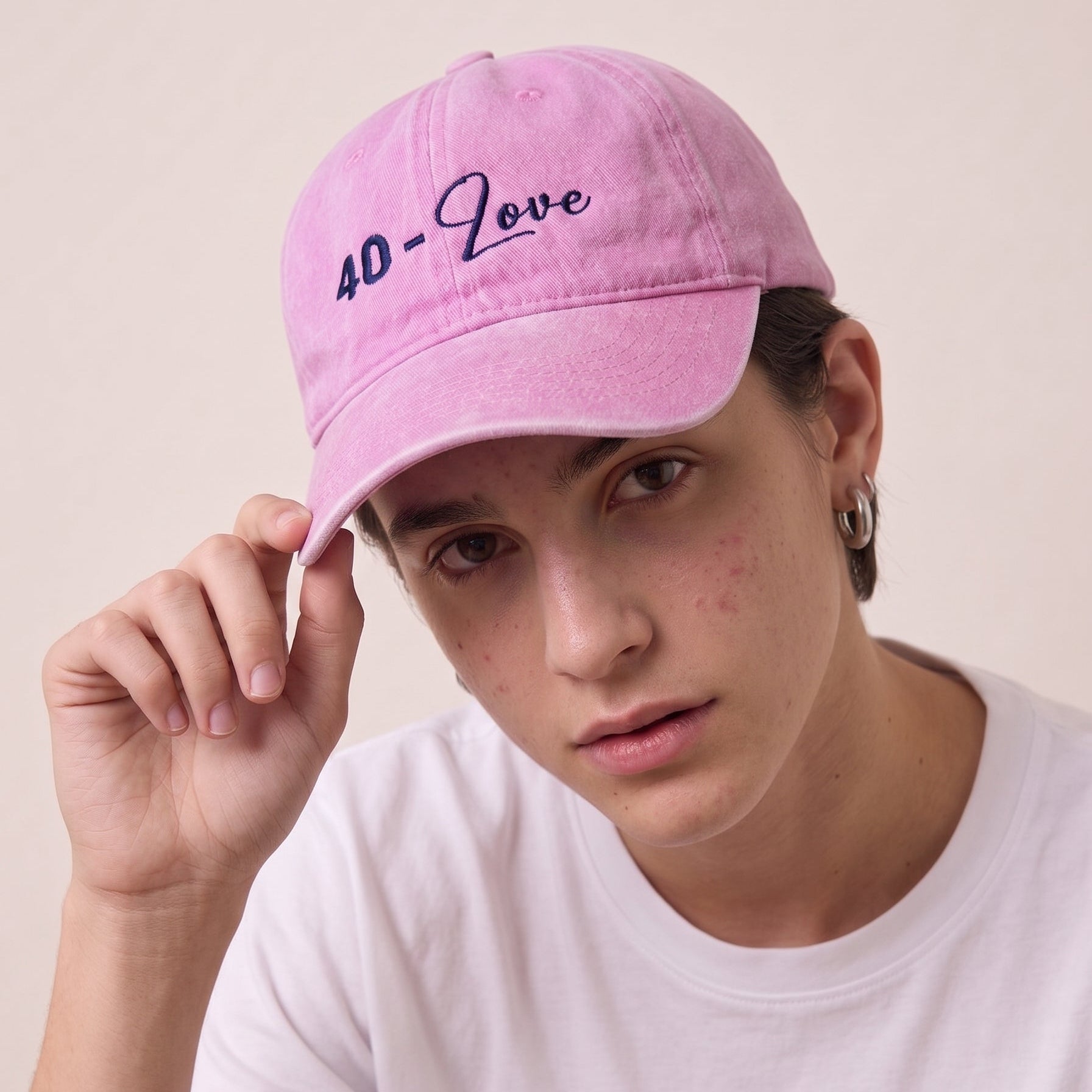 40-LOVE Pink Cap
